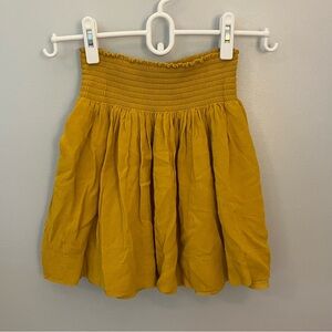 Banana Republic Mustard Yellow Mini Skirt